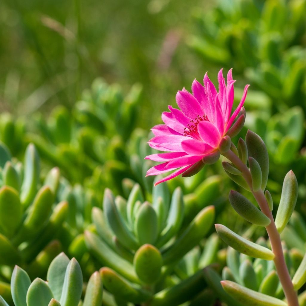 Suculenta en flor